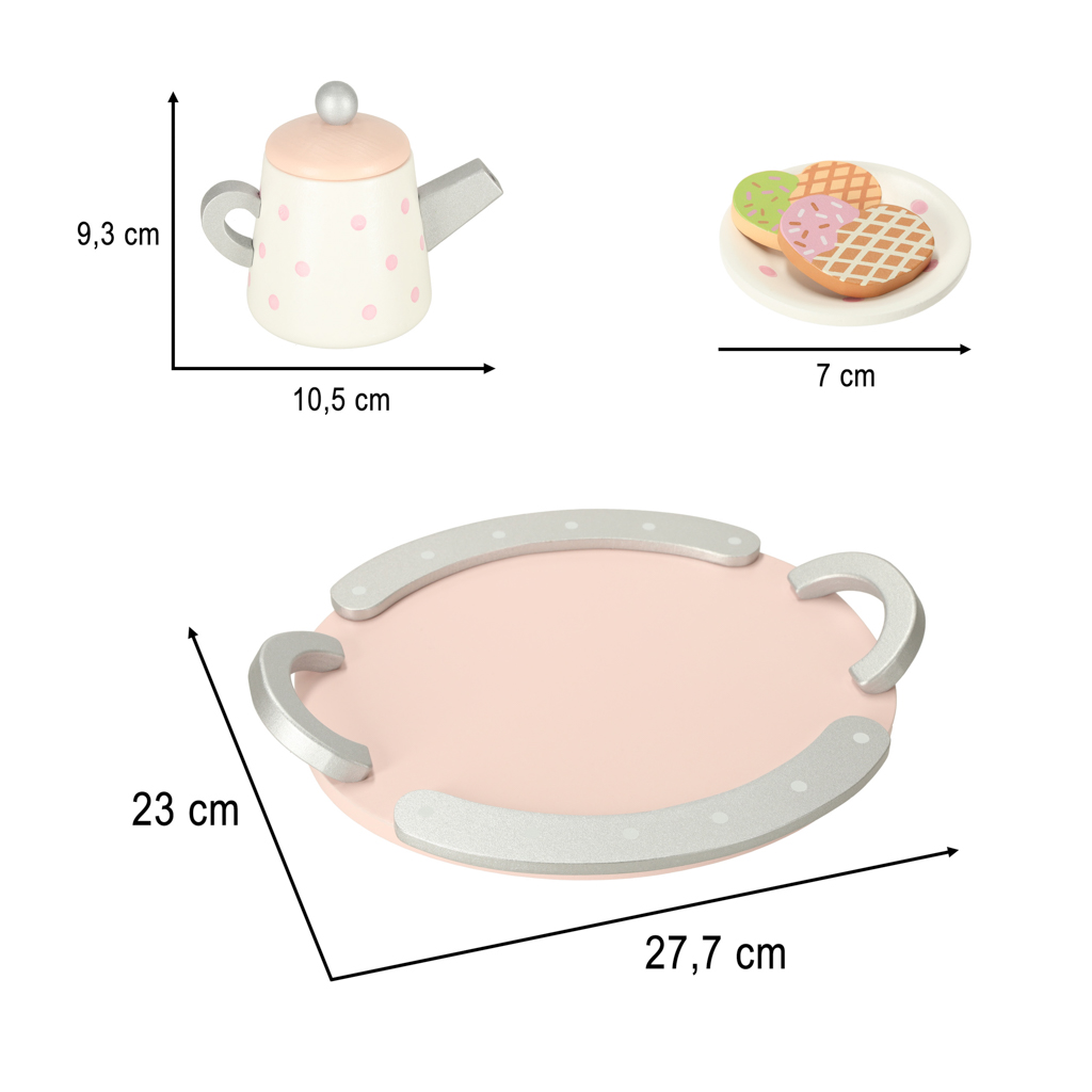 Esteetiline puidust komplekt lastele