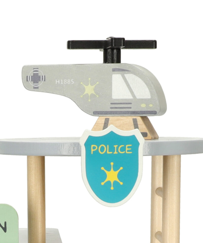 Politseijaoskonna mängukomplekt koos tarvikutega