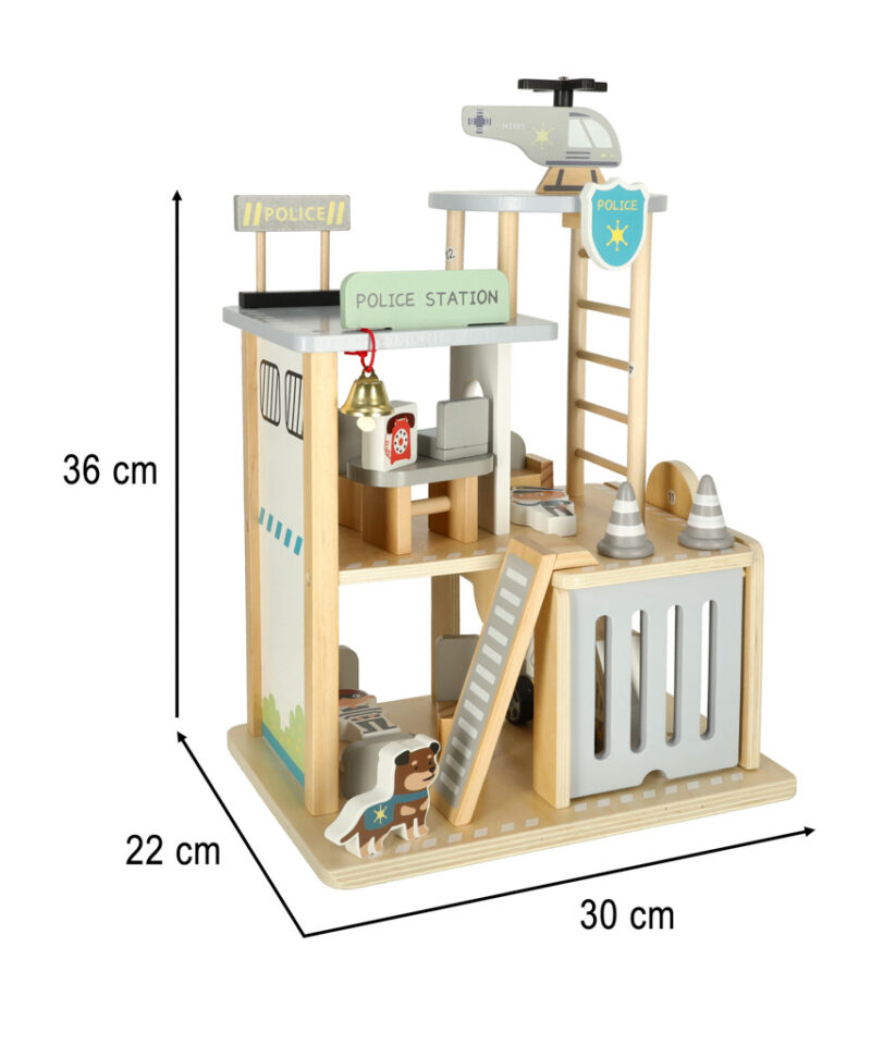 Politseijaoskonna mängukomplekt loovaks mänguks