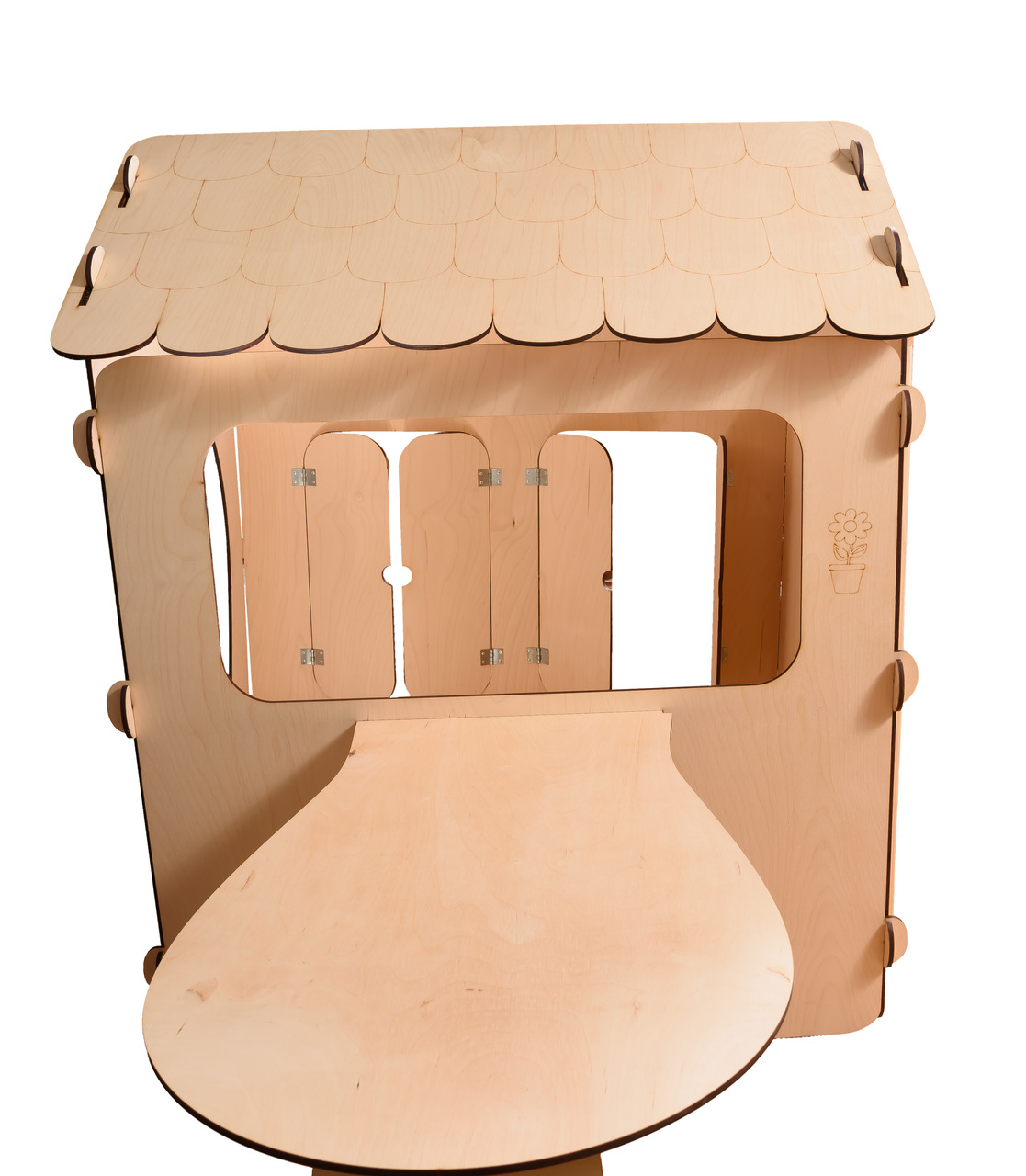 Mängumaja koos LED valgustitega