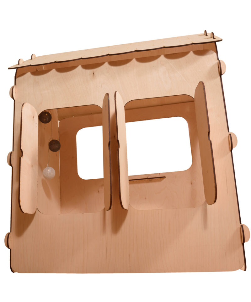 Mängumaja koos LED valgustitega