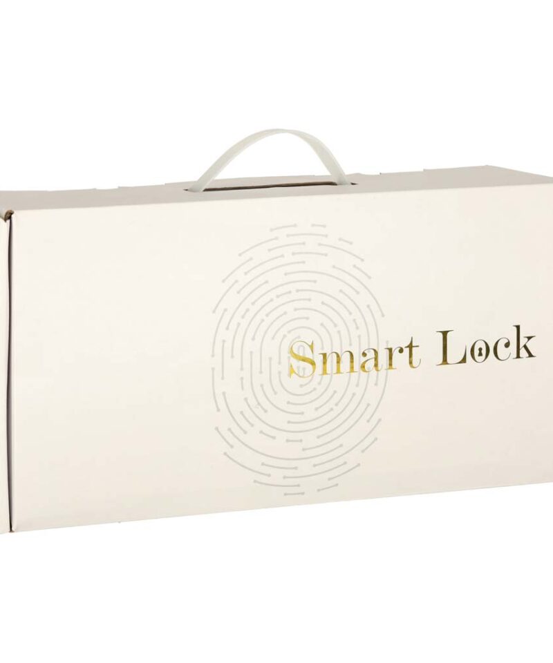 Musta värvi elektrooniline ukse lukk