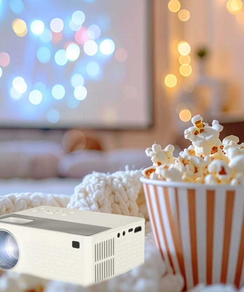 Projektor kaugjuhtimispuldiga