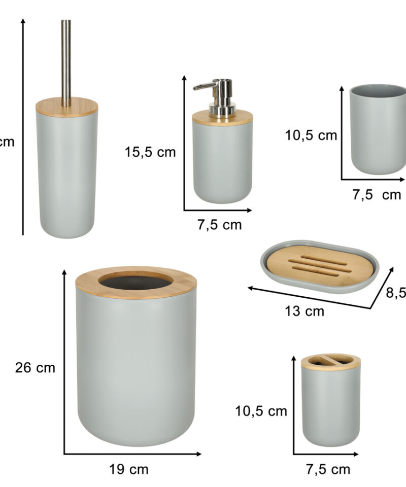 Praktiline ja vastupidav vannitoakomplekt
