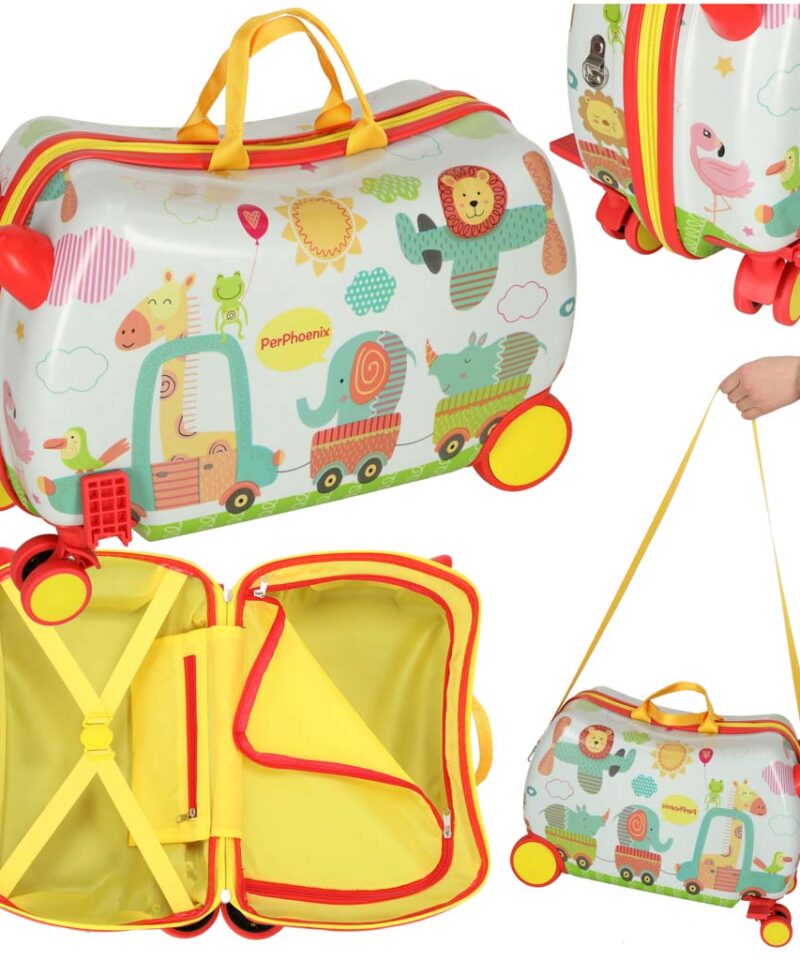 Laste reisikohver loomapiltidega