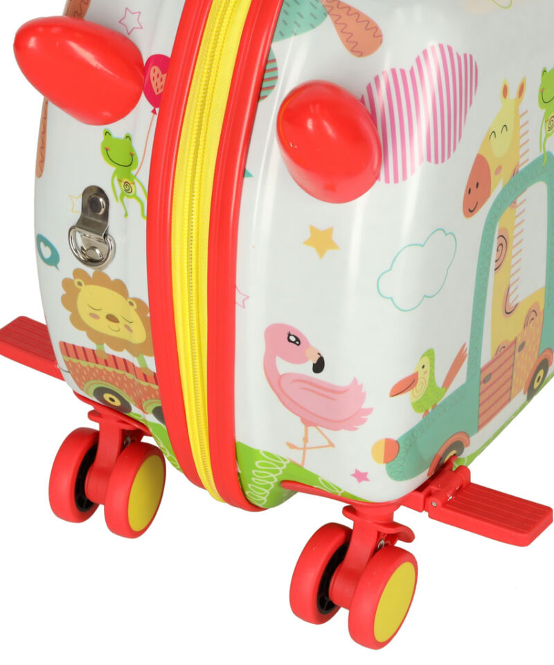 Loomapiltidega kohver reisile