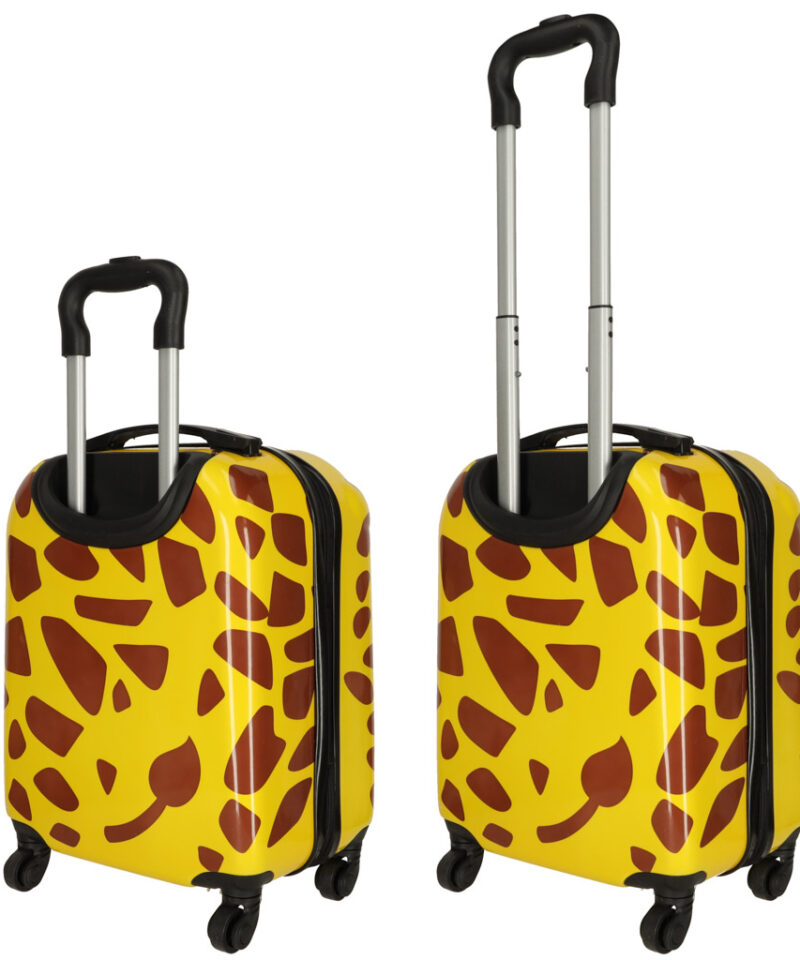 Lõbus laste kohver kaelkirjakuga