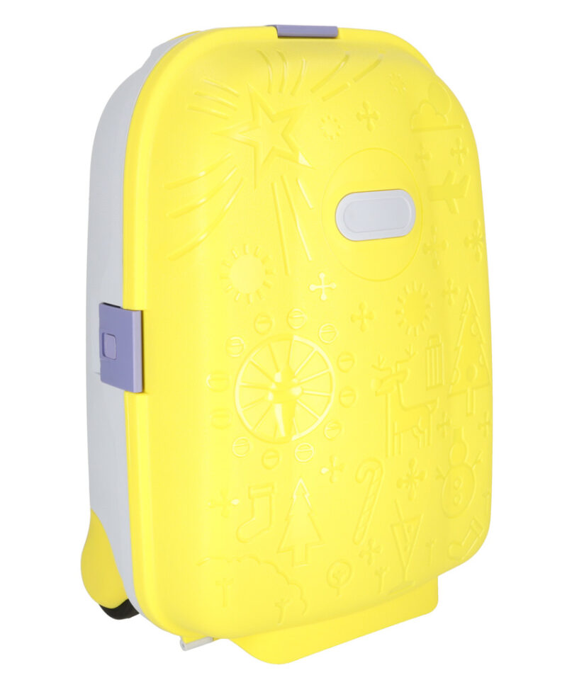 Laste kohver erksate LED ratastega