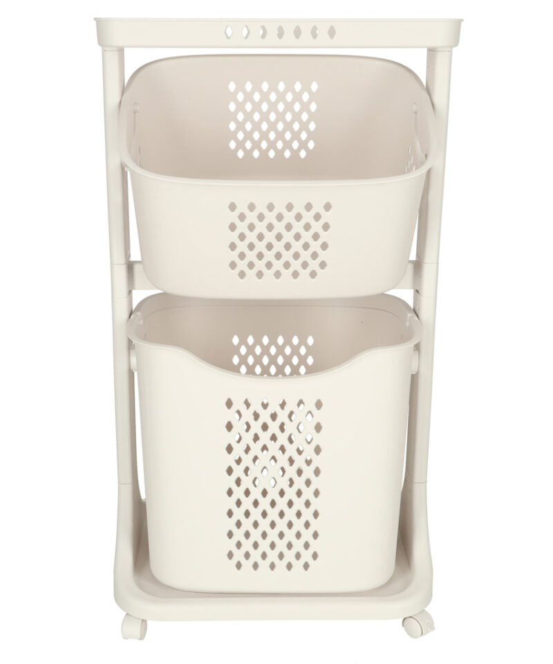 Praktiline hoiukorv ratastel