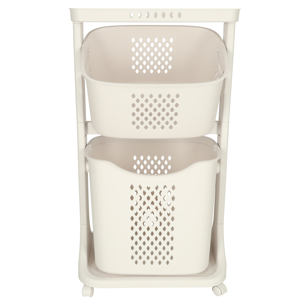 Praktiline hoiukorv ratastel