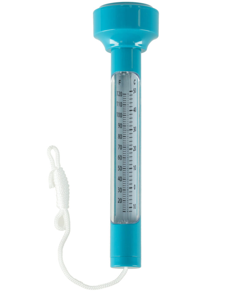 Sinine ujuv termomeeter basseinile