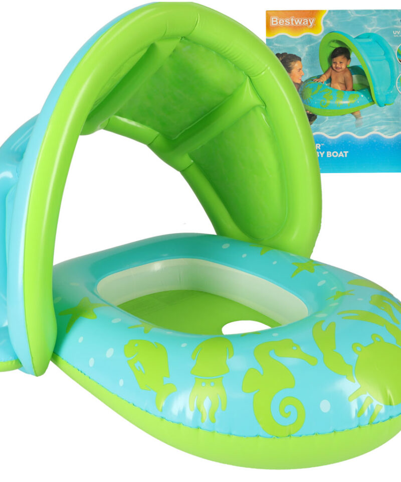 Laste ujumisrõngas päikesekaitsega