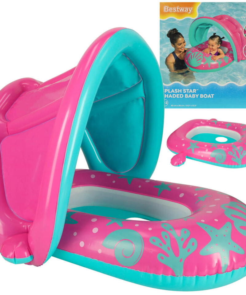 Beebide ujumisrõngas varikatusega vees