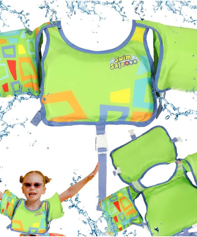 Laste ujumisvest stabiilsust lisavate varrukatega