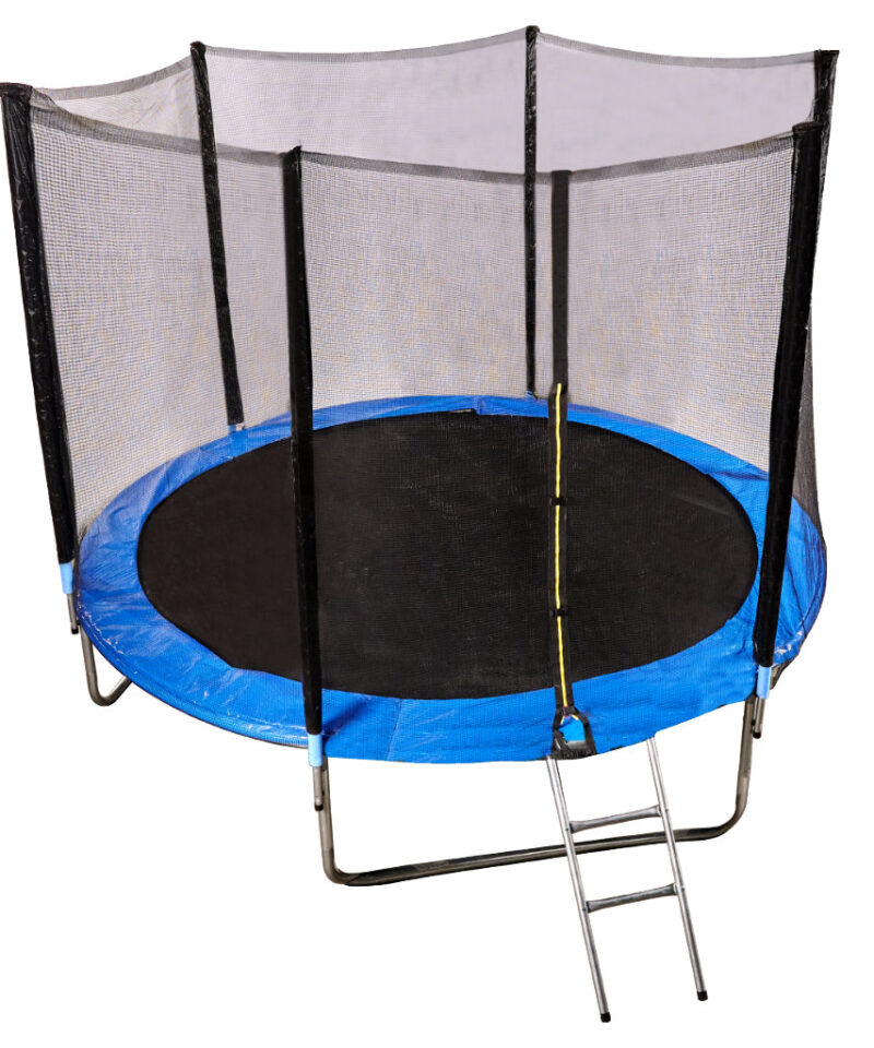 Ohutu hüppamine turvavõrguga batuudil