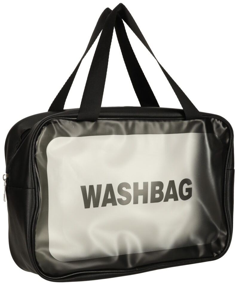 Läbipaistvad reisikosmeetikakotid kolme suurusega