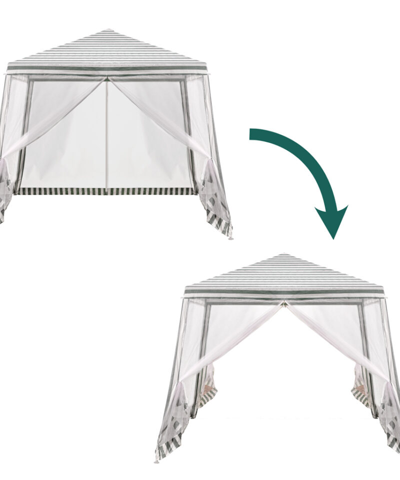 Kergesti kokkupandav paviljon