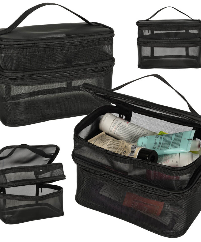 Stiilne ja ruumikas kosmeetikakott