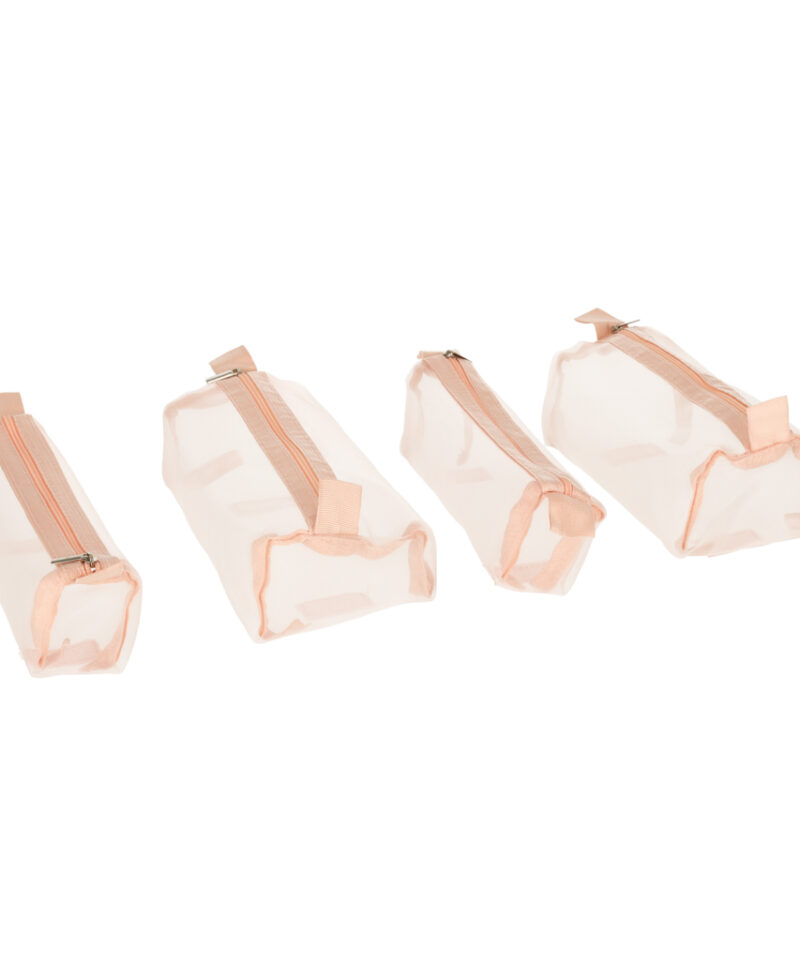 Stiilne roosa reisikosmeetikakott