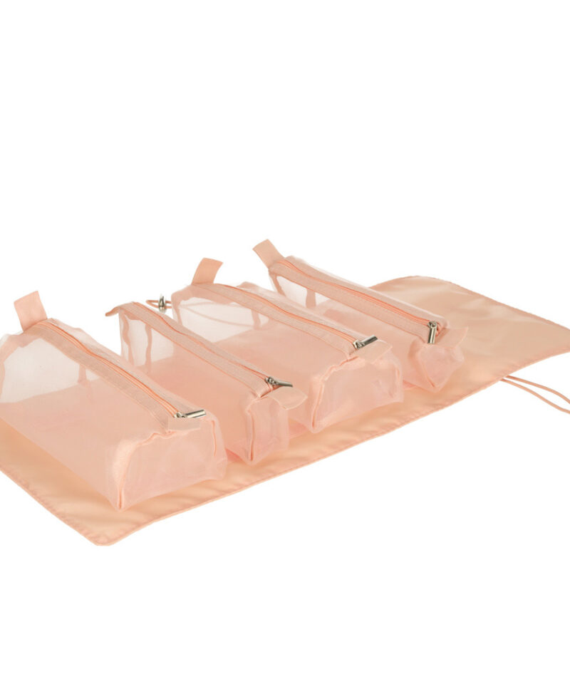 Kokkupandav kott võrkkangast taskutega