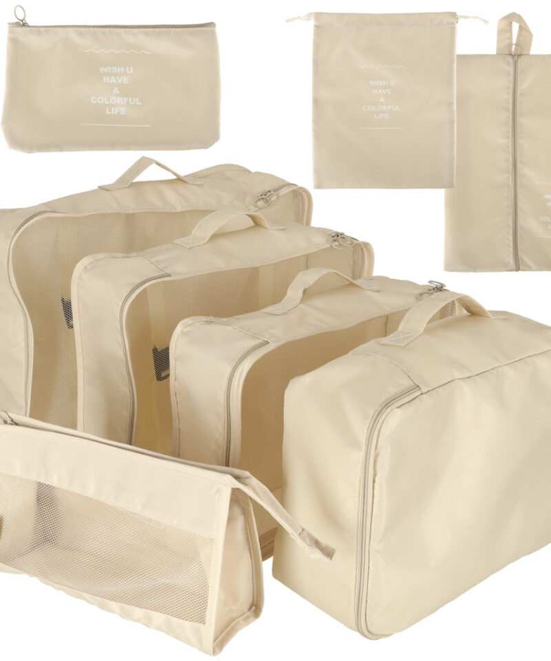 Reisikomplekt 8-osaline beez organiseerijad