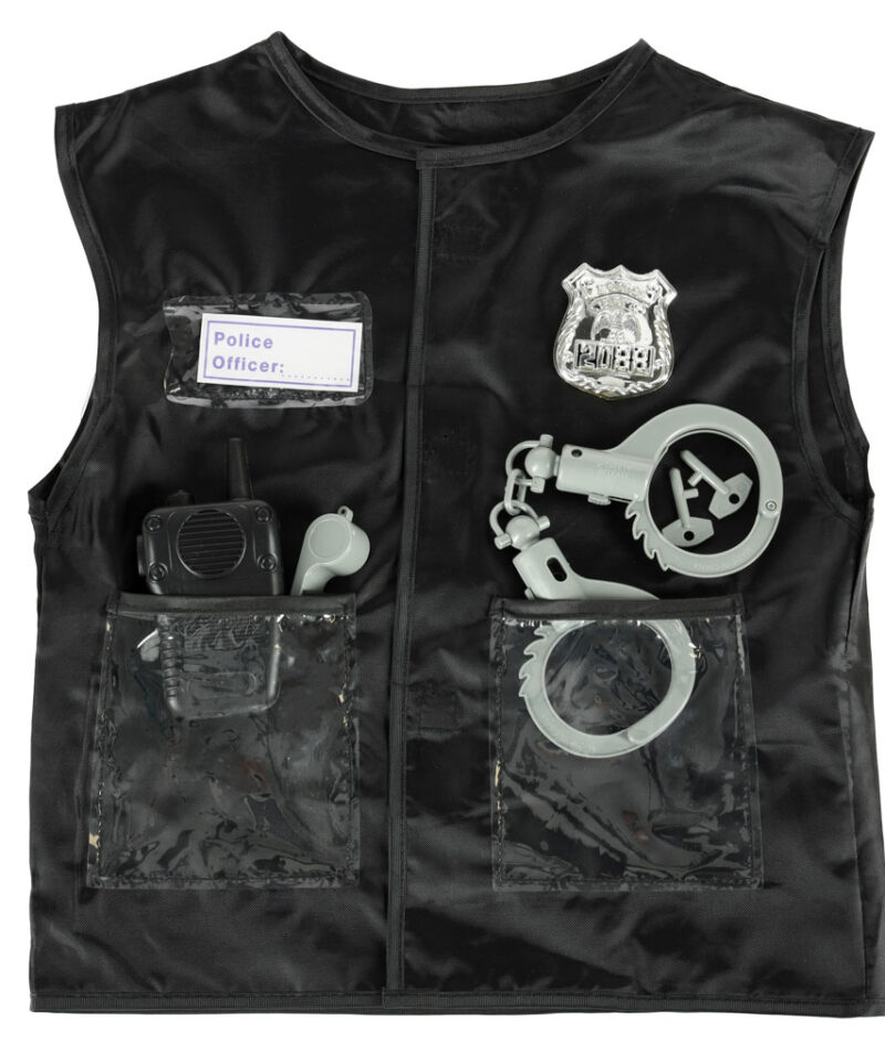 Laste politseiniku kostüüm eesvaates