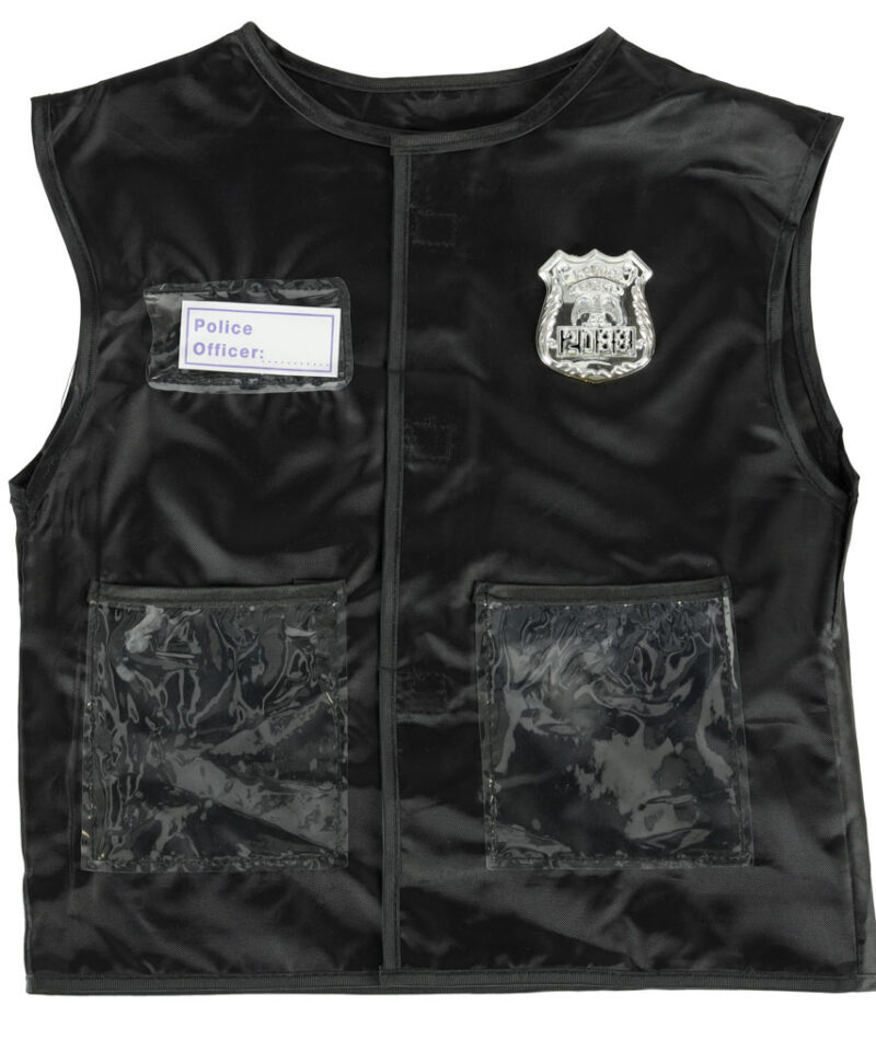 Politseiniku kostüüm koos aksessuaaridega