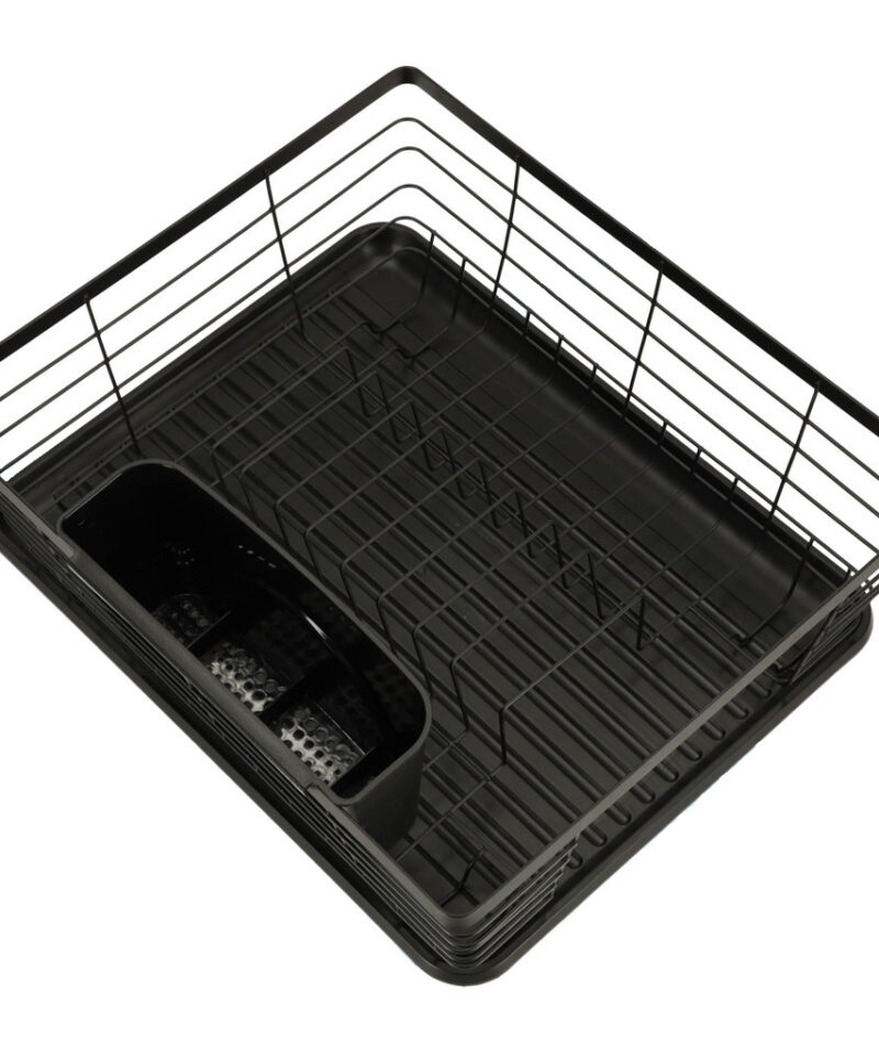 Praktiline must nõudekuivatusrest