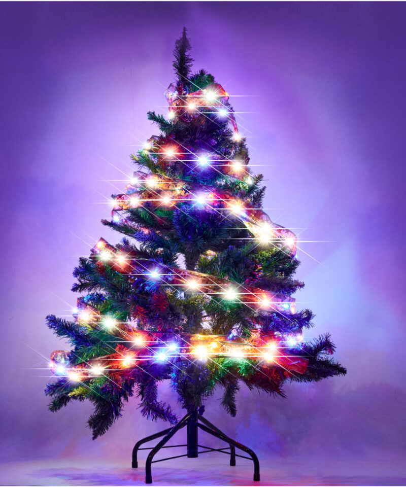 100 mitmevärvilist LED-i valgusmäng