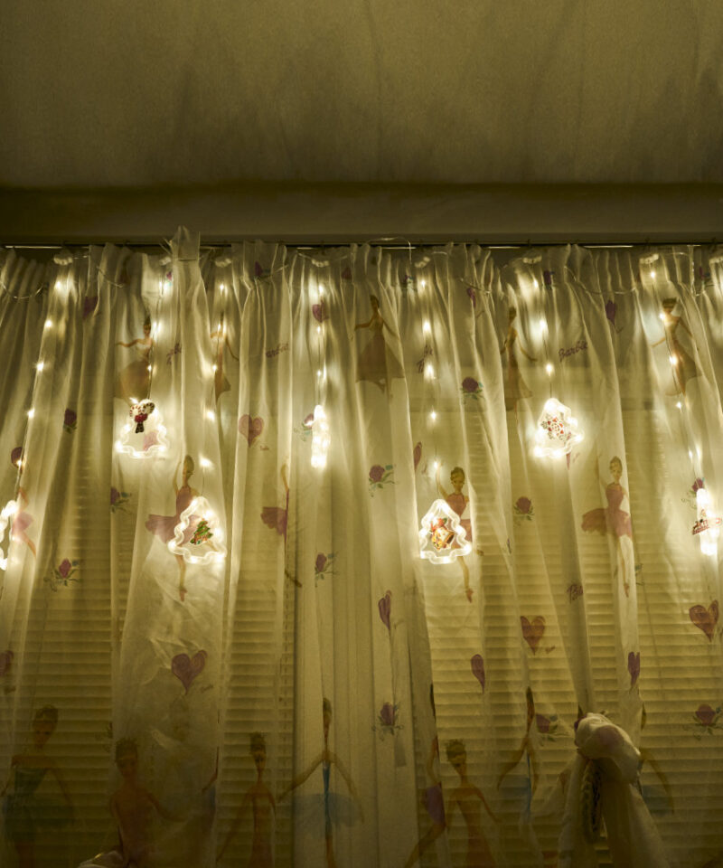 Jõuluteemaline LED valguskardin kingituseks