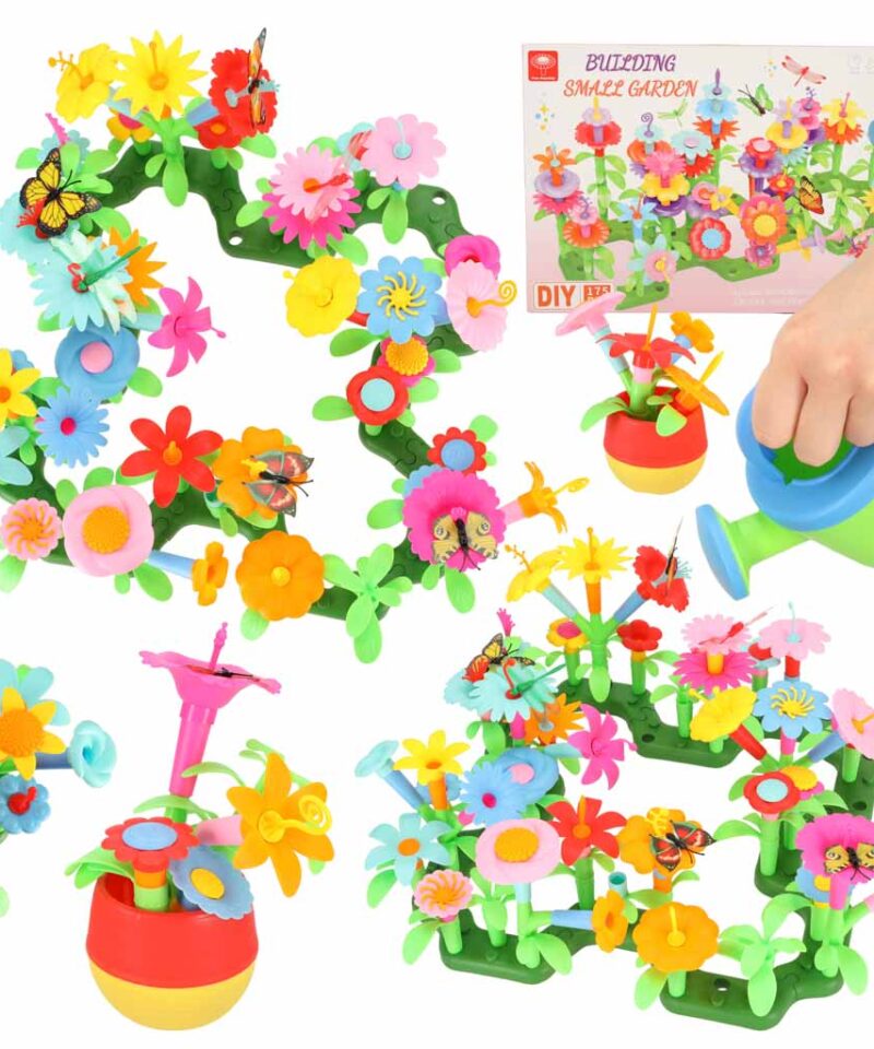 Lilleaia loov ehituskomplekt värviliste osadega