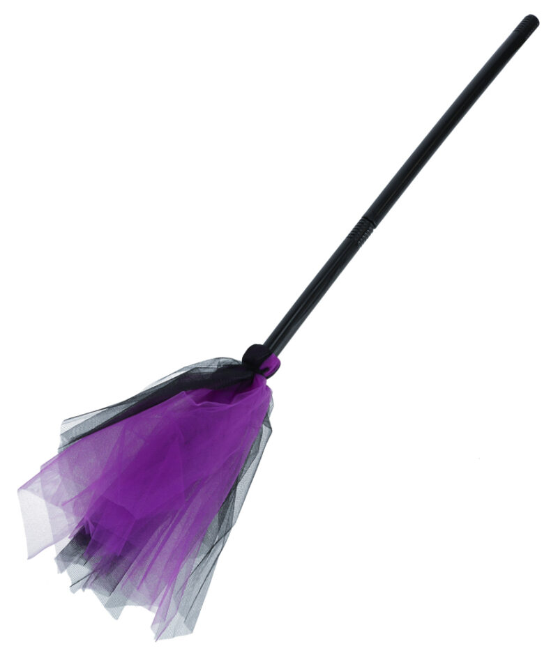 Laste nõiakostüüm koos efektse luuaga