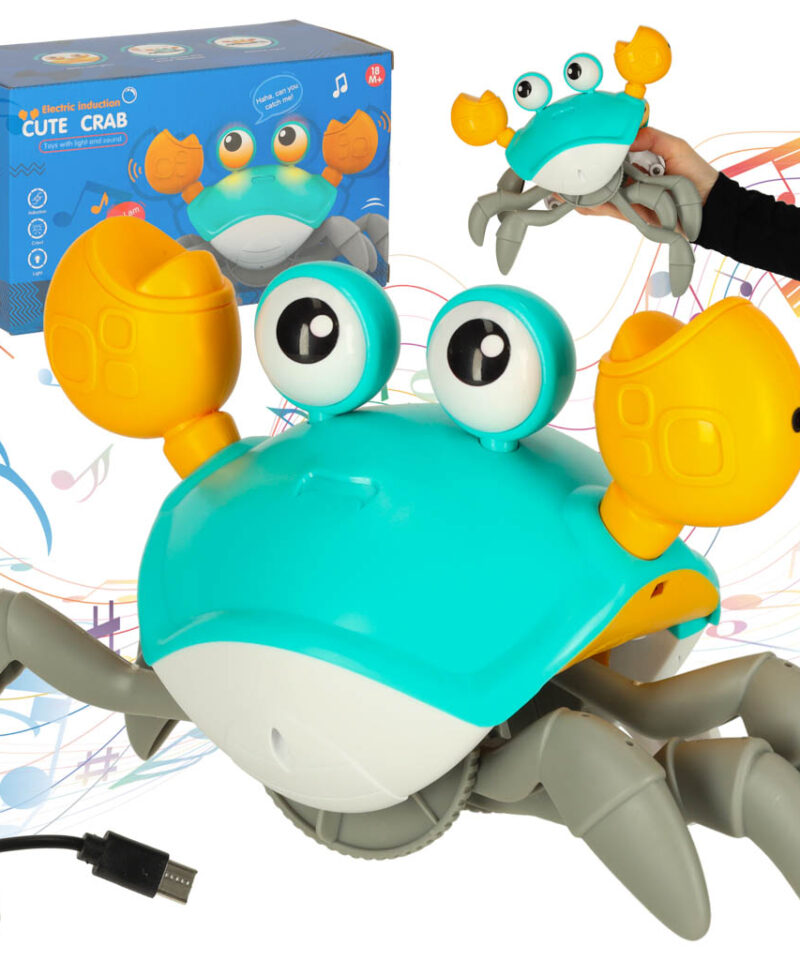 Interaktiivne krabi muusikaga mängimiseks