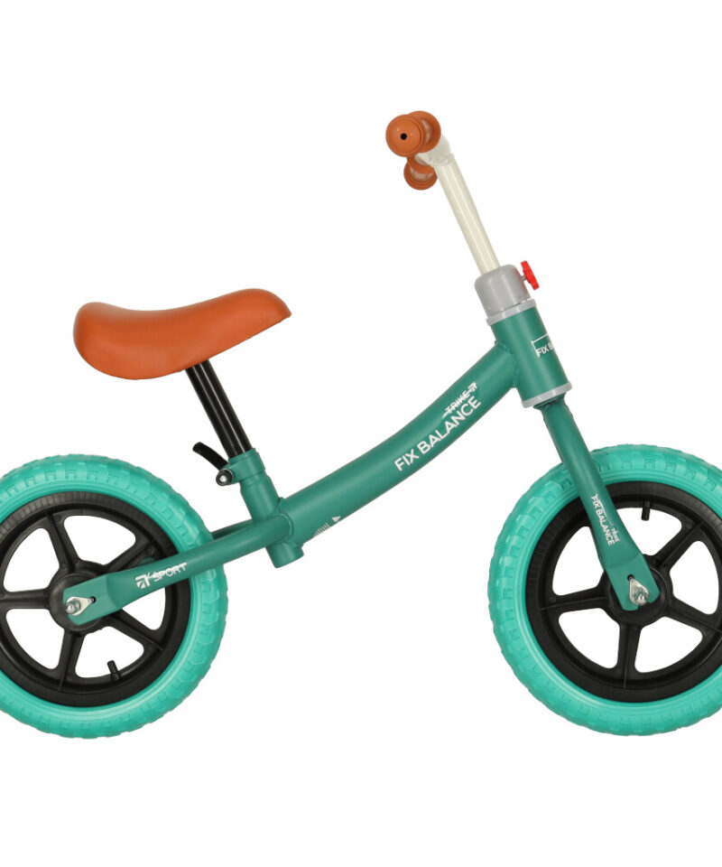 Laste turkoos tasakaaluratas kodus