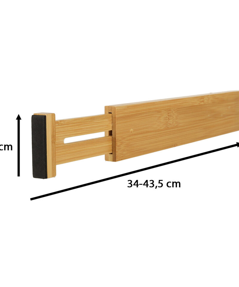 Stiilne bambusest sahtli organiseerija
