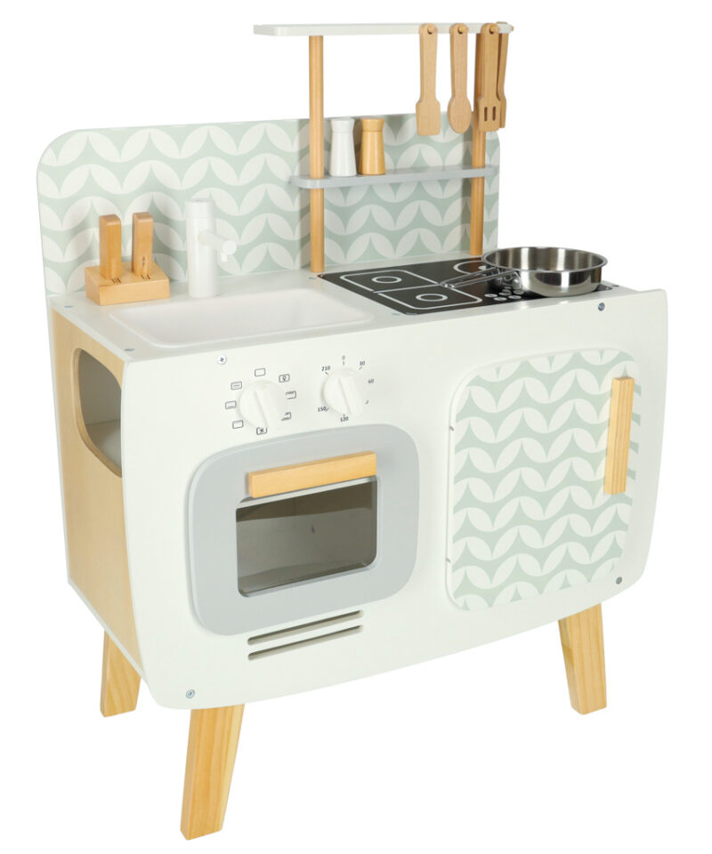 Puidust mänguköök väikestele kokkadele