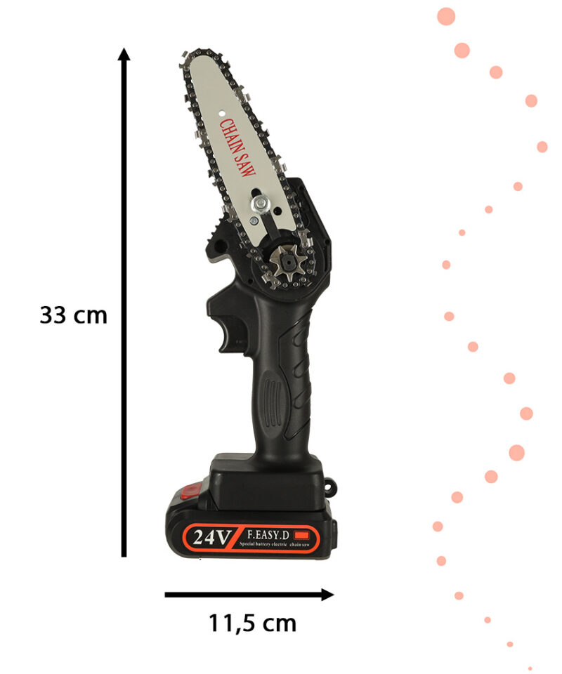 Akutoitel kettsaag puude kärpimiseks