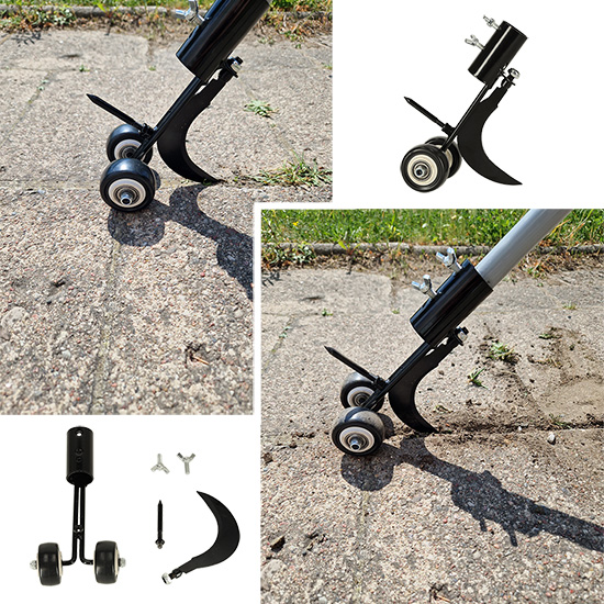 Umbrohueemaldaja terasest konstruktsioon