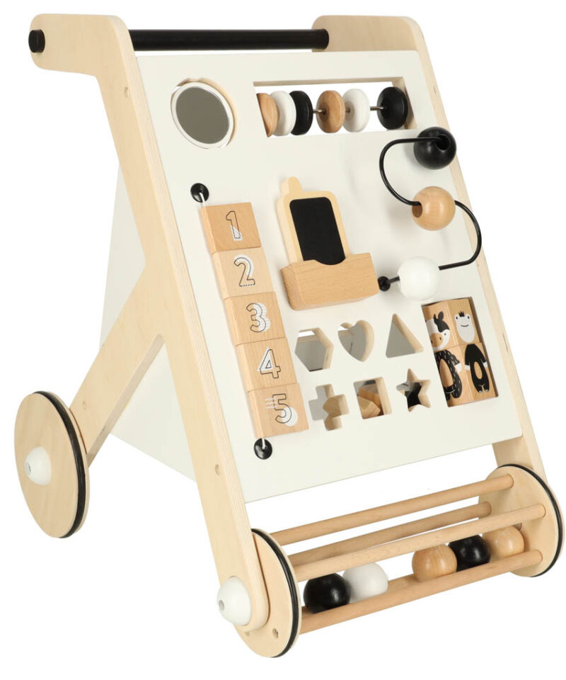 Kvaliteetne puidust jalutuskäru lastele