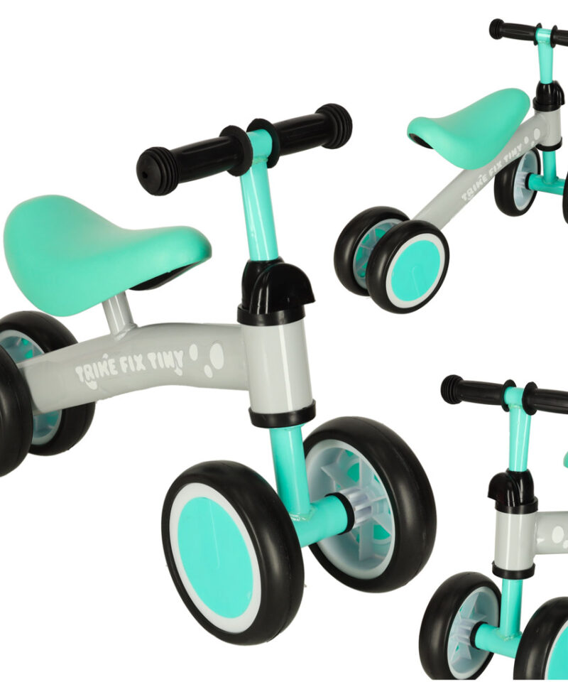 Laste neljarattaline jooksuratas värskes münditoonis