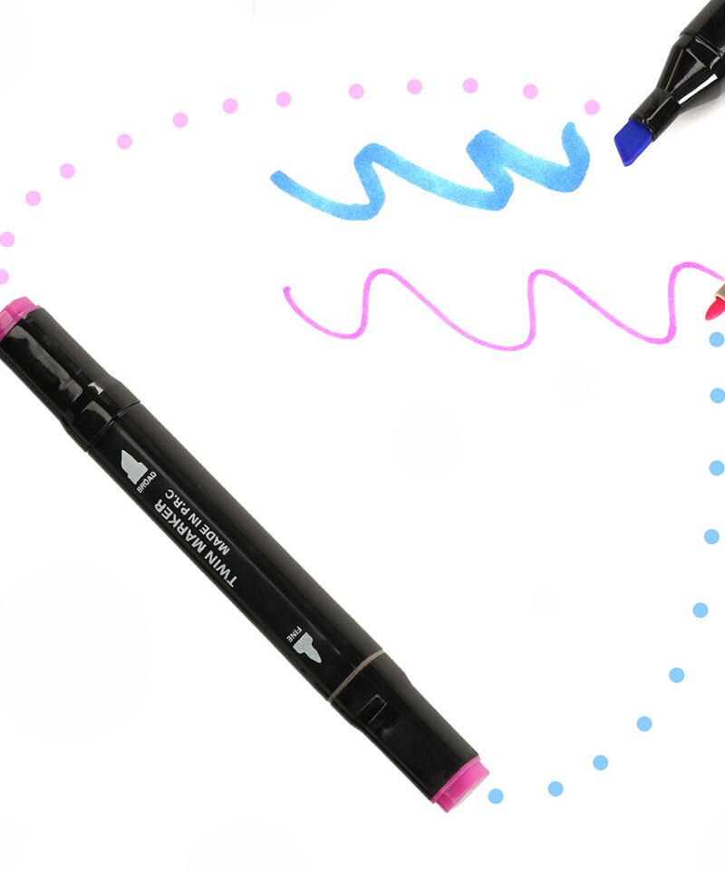 204 erksavärvilist markerit