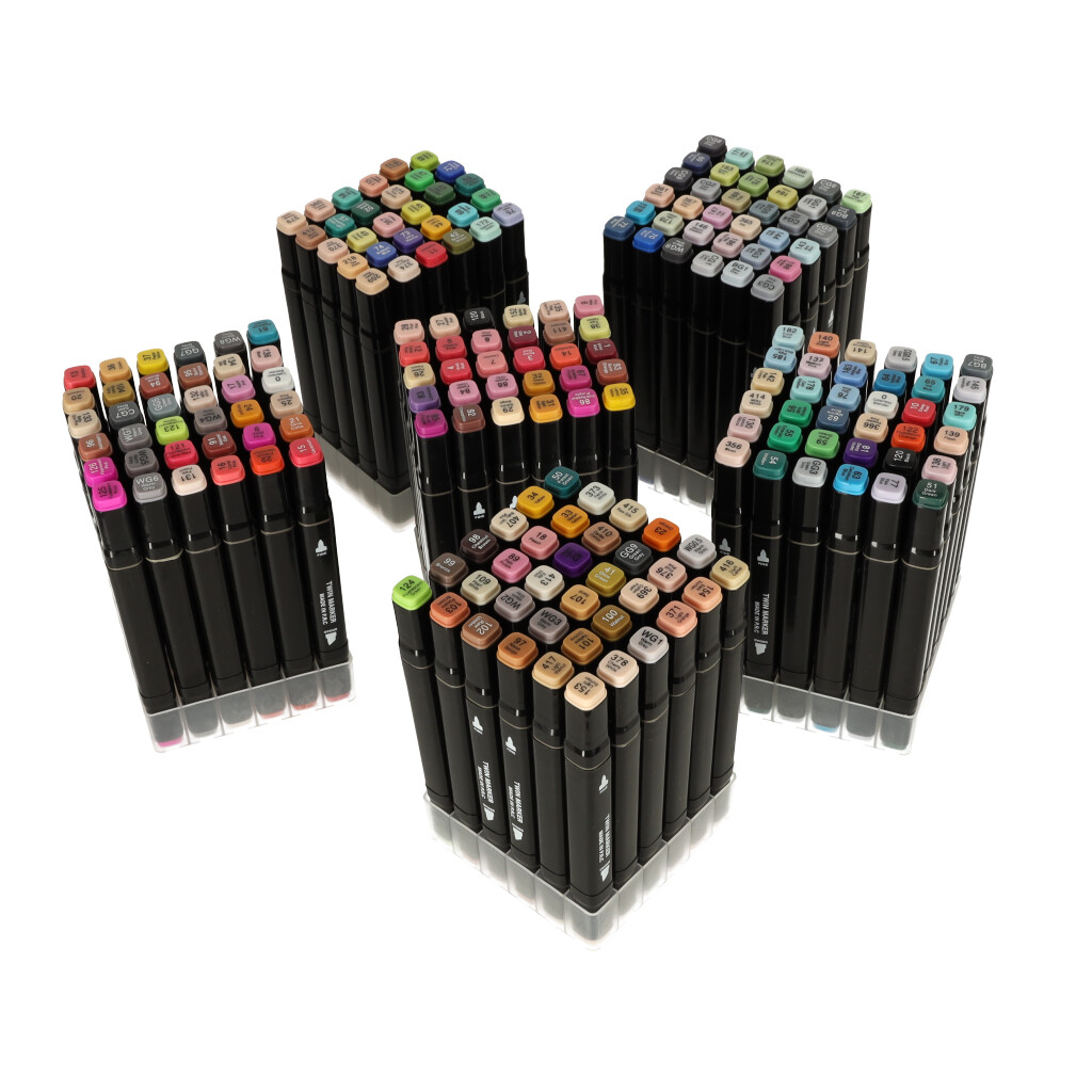 Kompaktne markerikomplekt kunstnikele