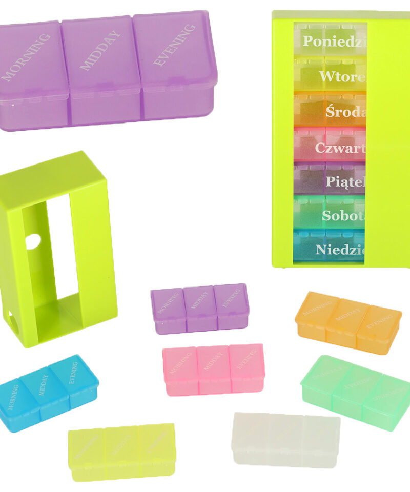 Kompaktne disainiga ravimite korraldaja