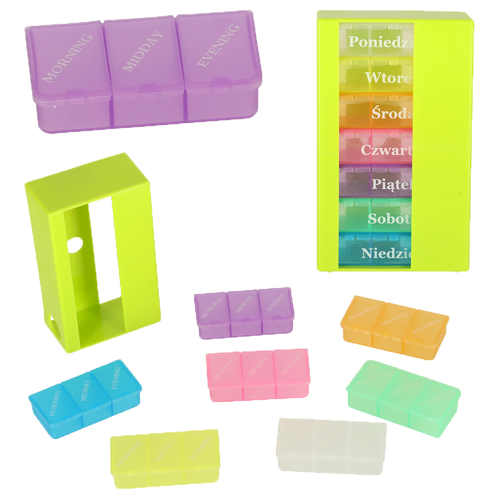 Kompaktne disainiga ravimite korraldaja