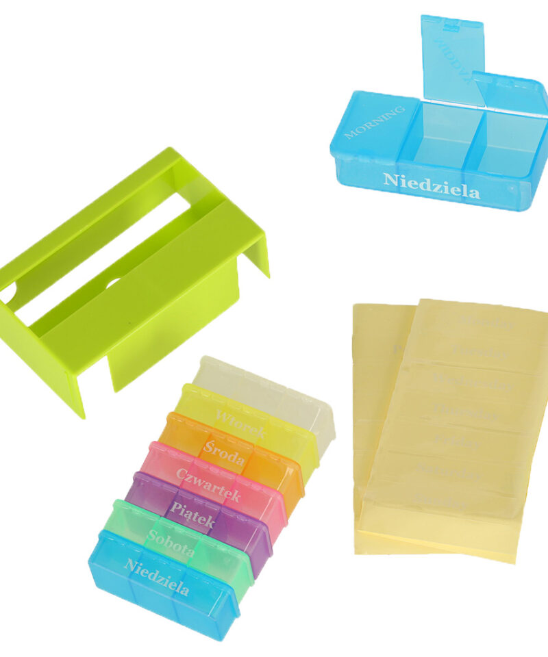 Ravimikonteiner kolme sektsiooniga