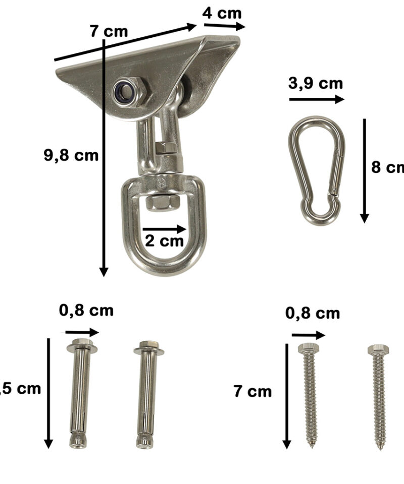 Komplekt kõikide vajalike osadega