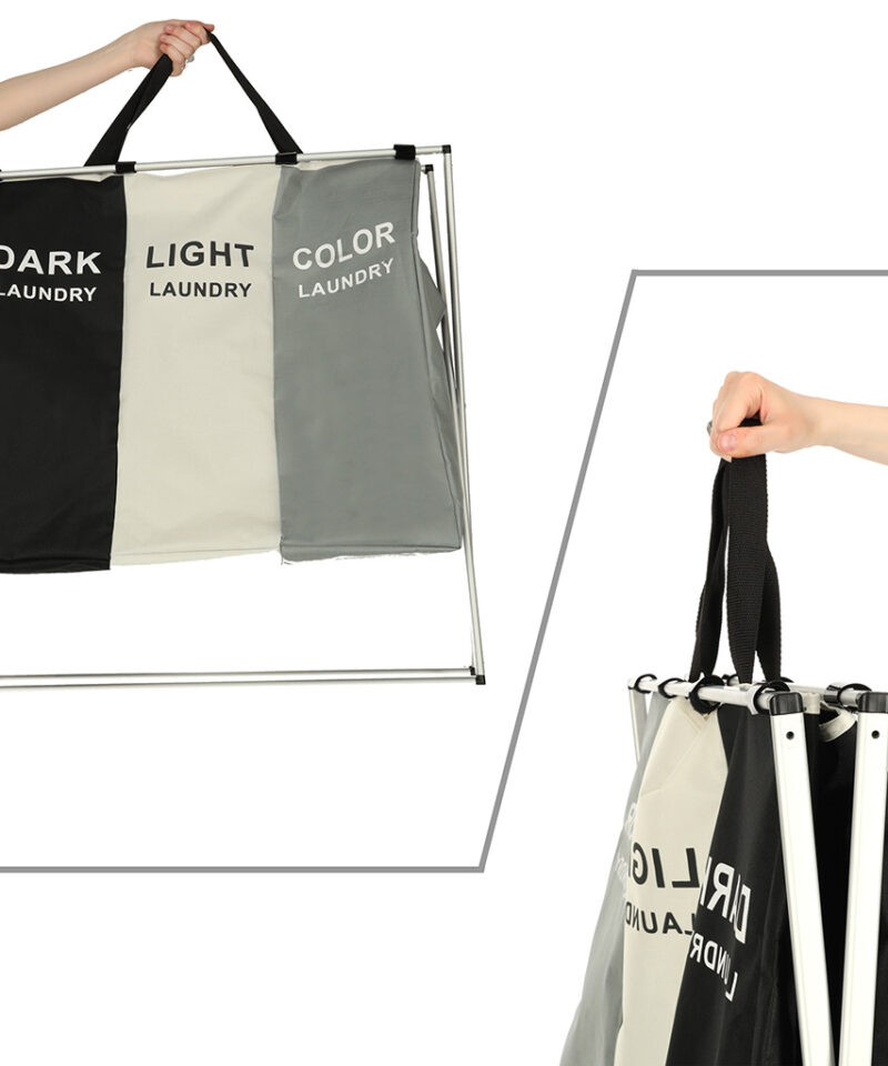 Kokkupandav pesukorv väikestele ruumidele