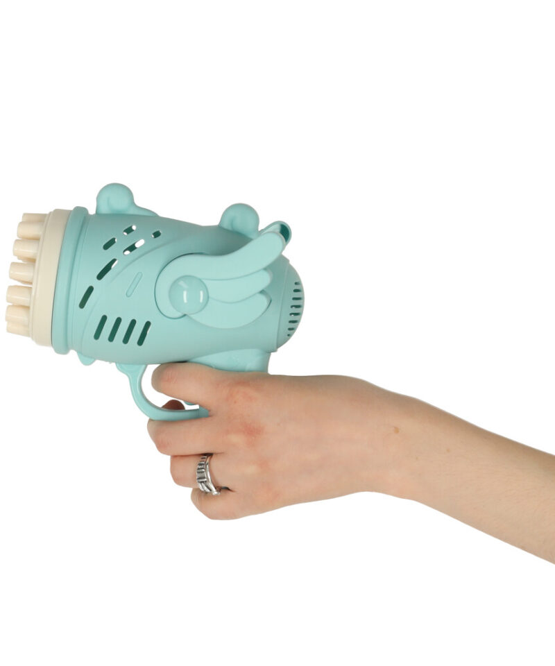 Vastupidav seebimullipüstol lastele