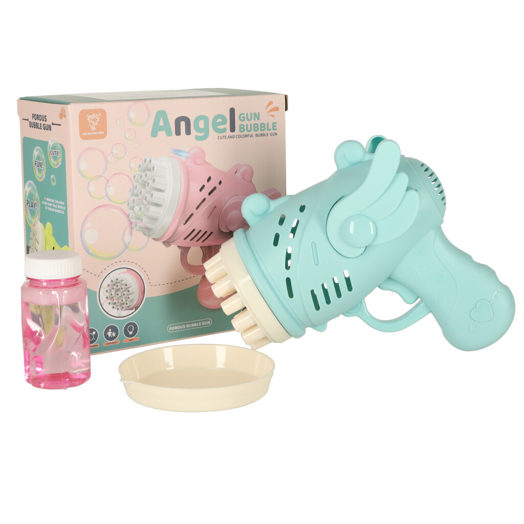 Vastupidav seebimullipüstol lastele