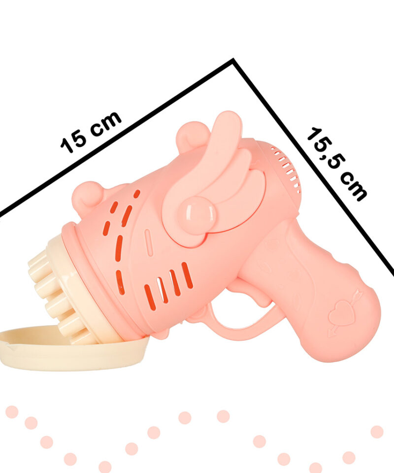 Lastele mõeldud mullipüstol tiibadega